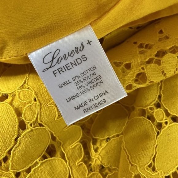 Lovers + Friends Skylight Cocktail Dress in Sunflower - Picture 6 of 7